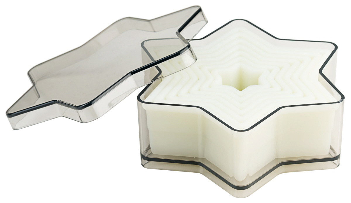 Ausstechsatz Schneeflocke 7-tlg. 130 x 130 x 35 mm in Aufbewahrungsdose