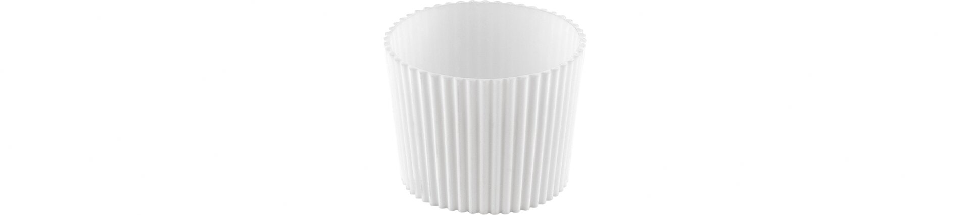 Manschette 87 mm / sehr hoch / weiß Reusable