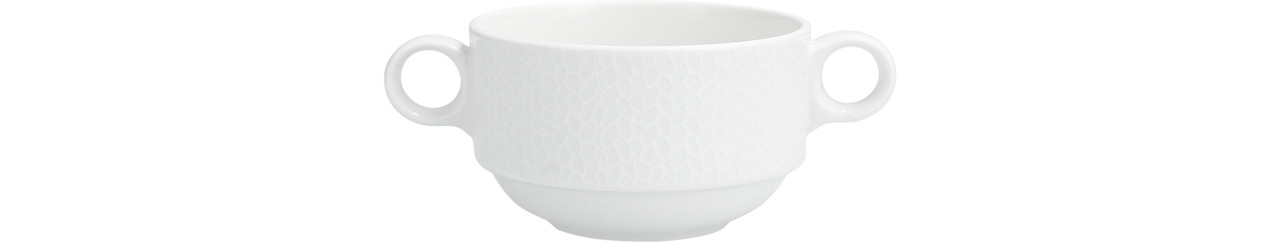 Suppentasse stapelbar 0,34 l weiß Amanda