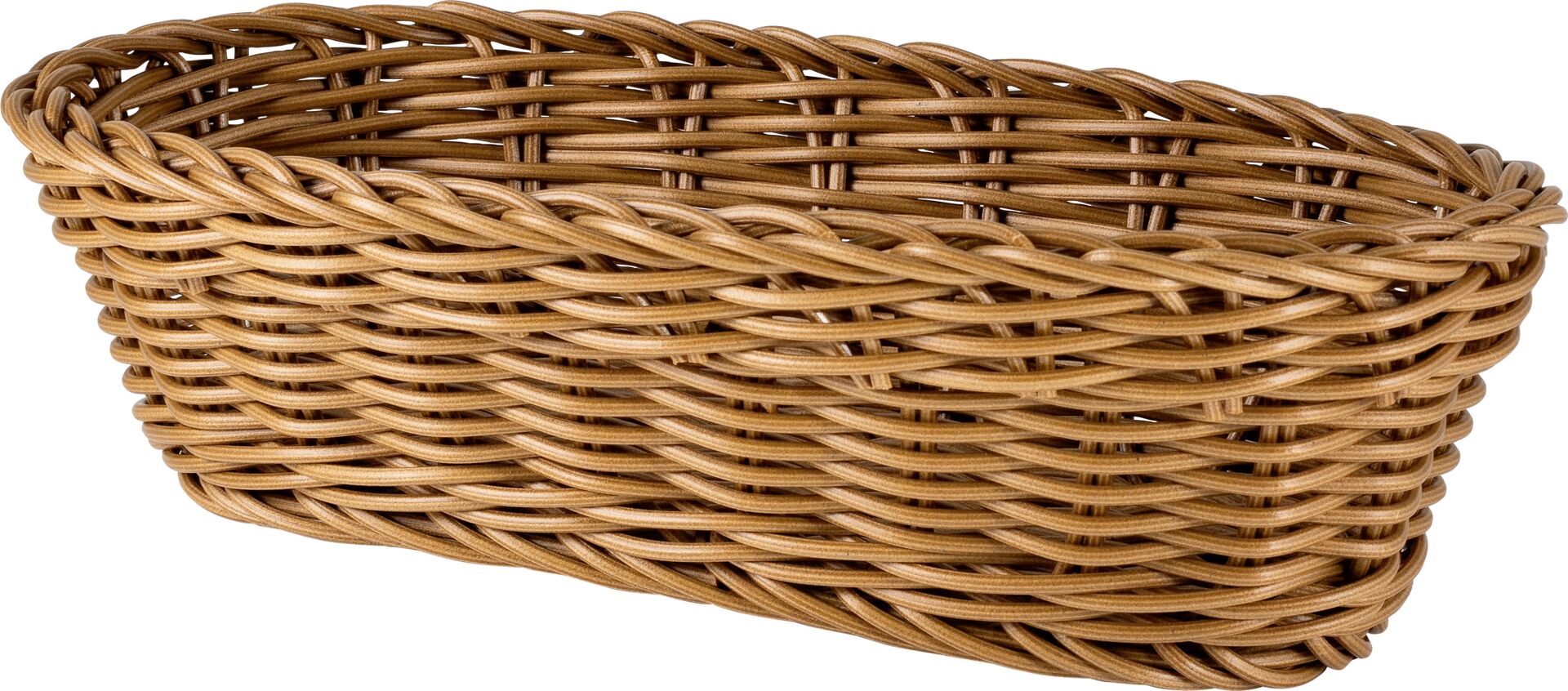 Korb länglich 23x11x7cm braun