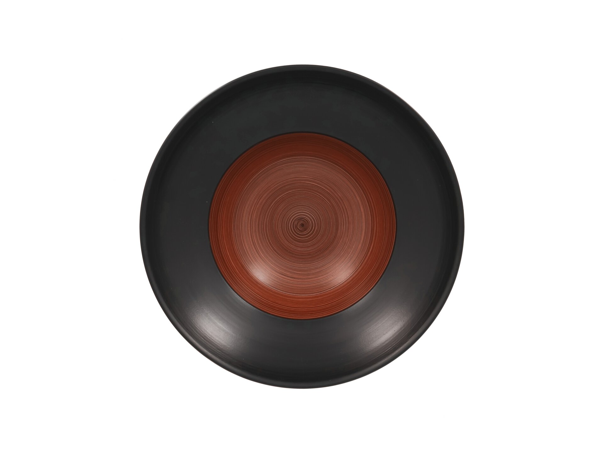 Teller extra tief rund 260 mm / 0,48 l walnut