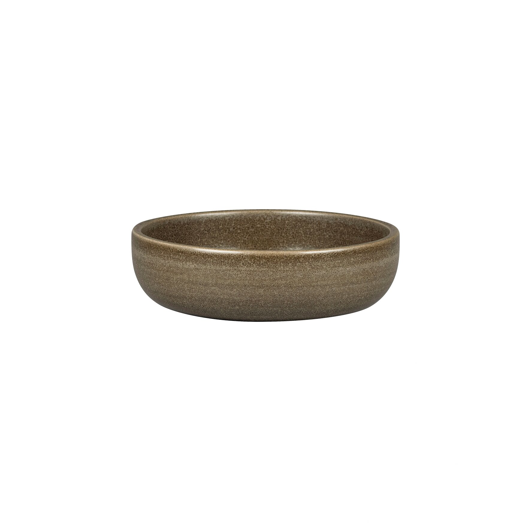 Teller tief rund 160 mm / 0,51 l dark brown Ease Selva