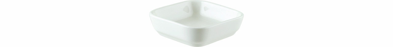 Schale quadratisch niedrig 90 mm / 0,06 l Mood Cream