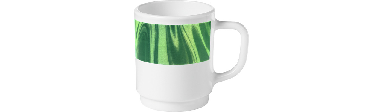 Bockbecher stapelbar 74 mm / 0,25 l grün Natura Green