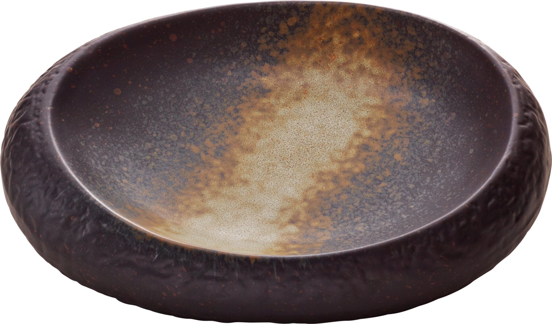 Bowl oval 190 x 150 mm / 0,30 l braun-beige Terra