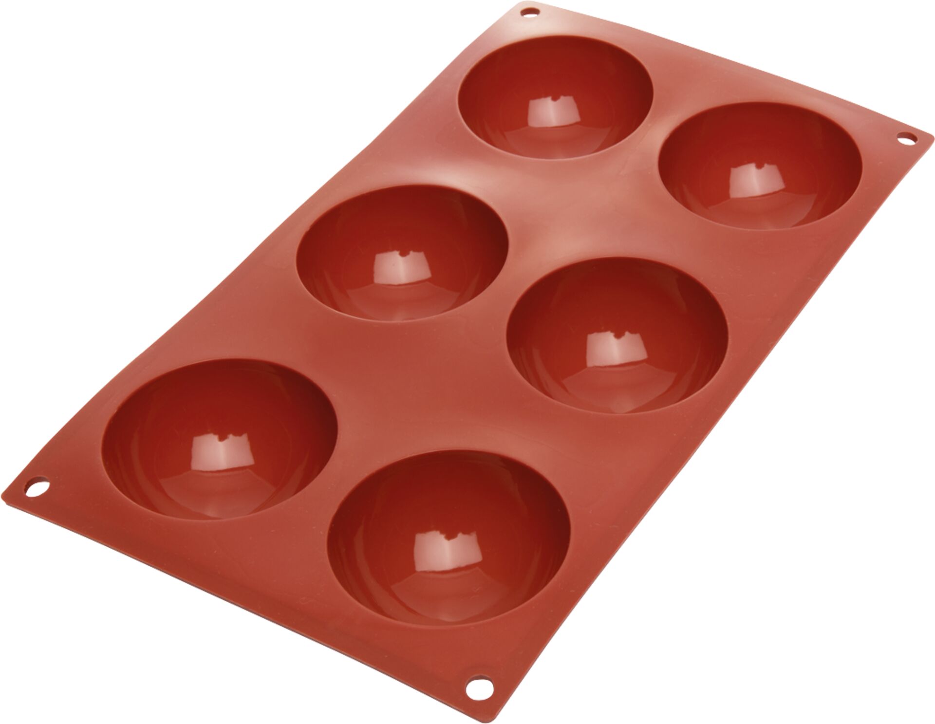 Silikonbackform Halbkugel