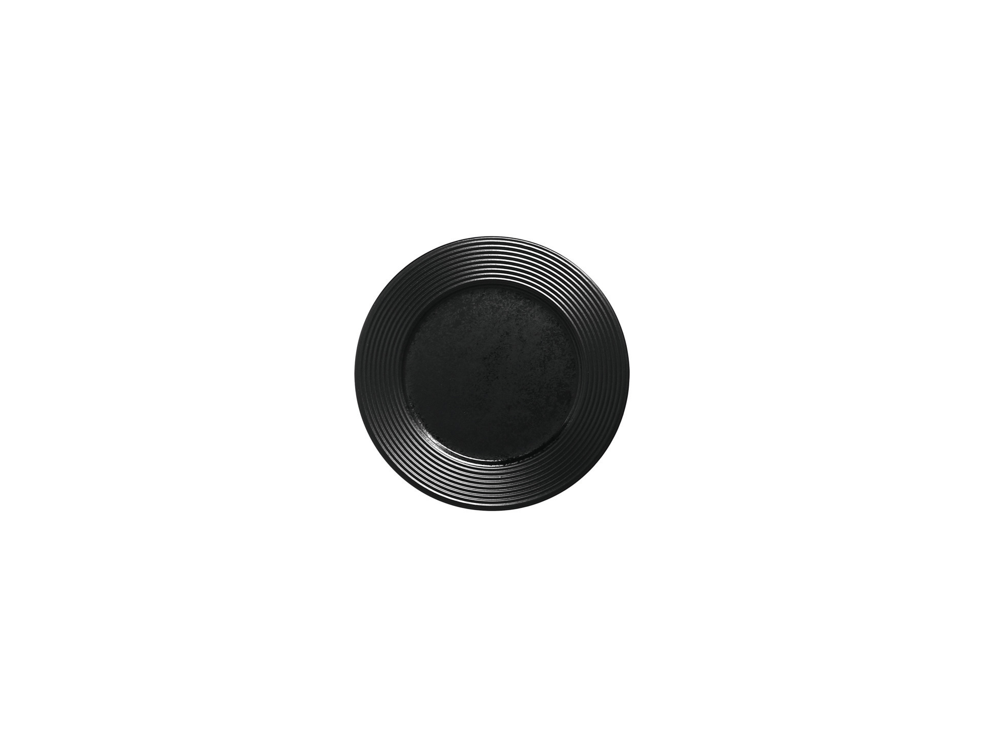 Teller flach 160 mm schwarz
