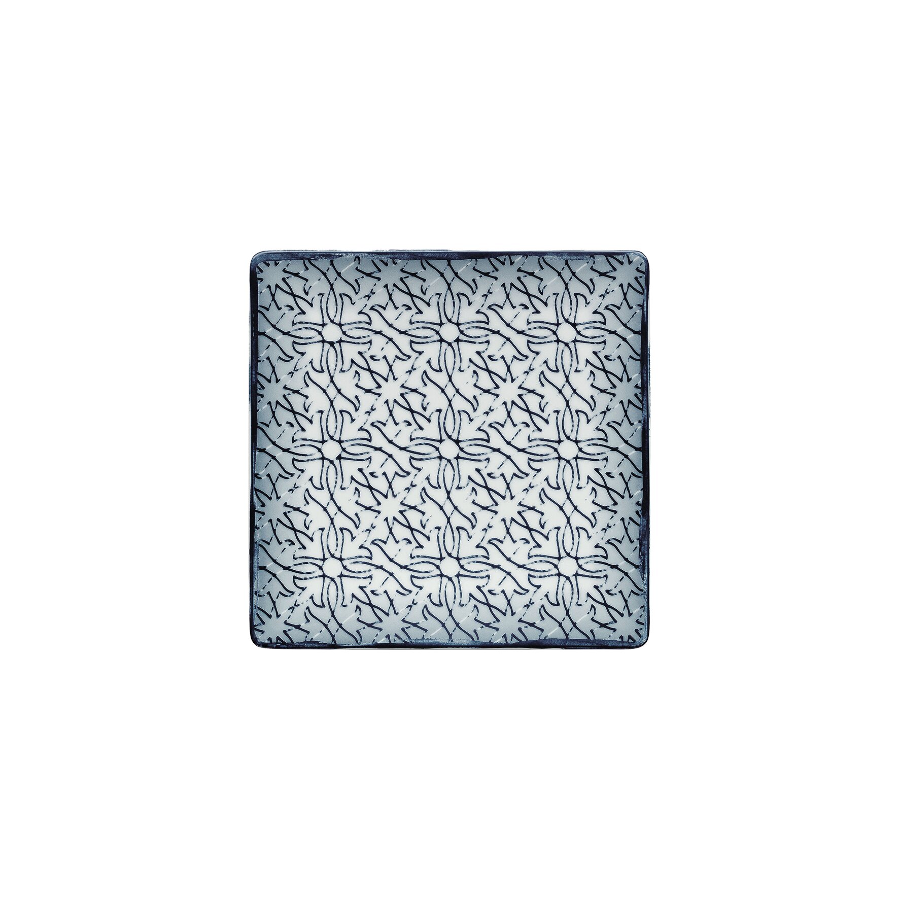 Coupteller halbtief eckig 166 x 166 mm Shabby Chic 6