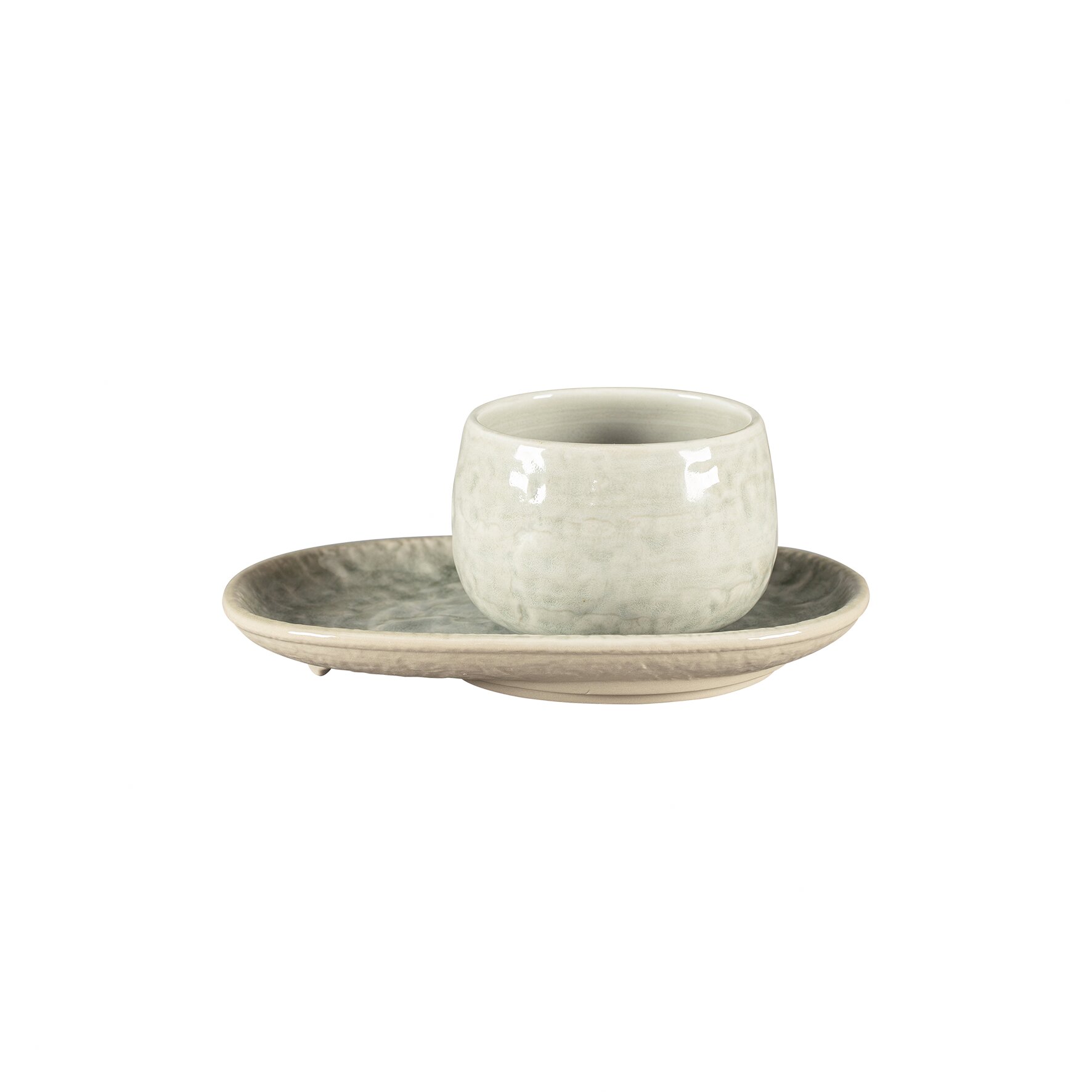 Tasse ohne Henkel 90 mm / 0,30 l Celadon green Krush Celadon Green