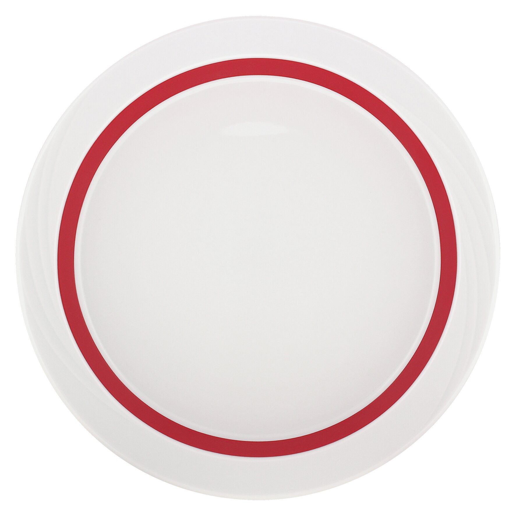 Systemteller halbtief 256 mm / 0,40 l rot Donna Senior