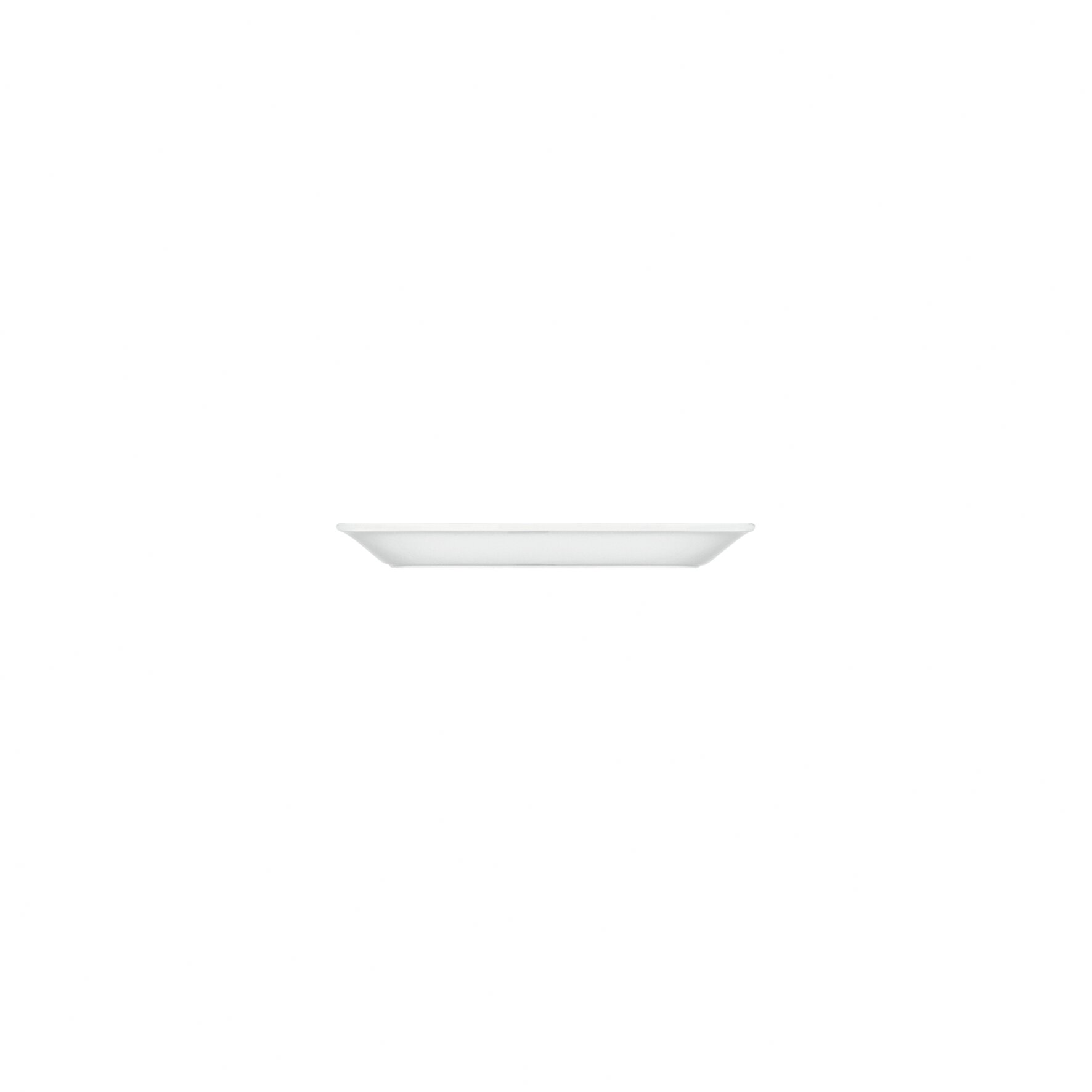 Teller flach quadratisch 95 x 95 mm