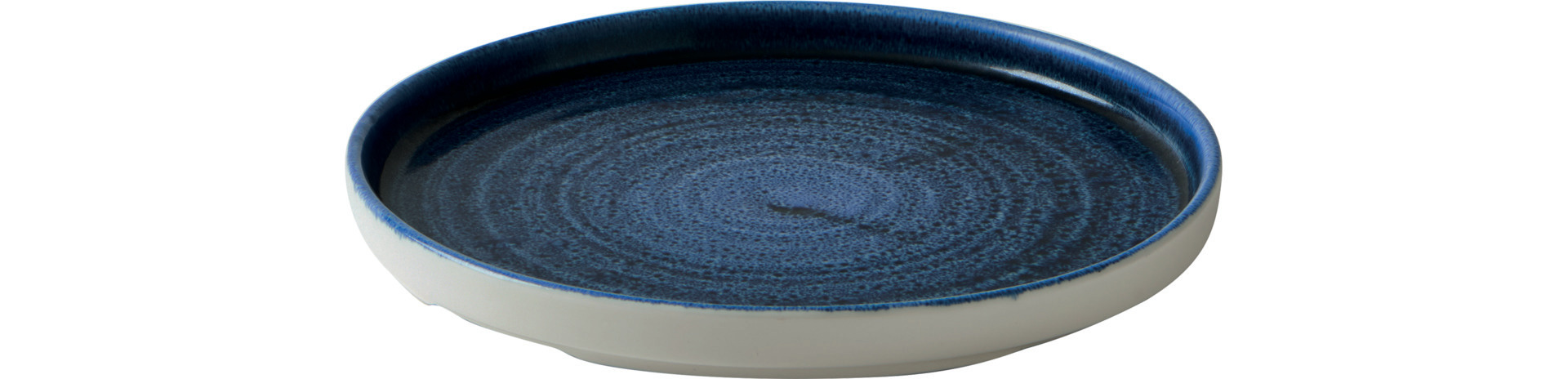 Teller Chefs flach mit Steilrand 210 mm Ultramarine
