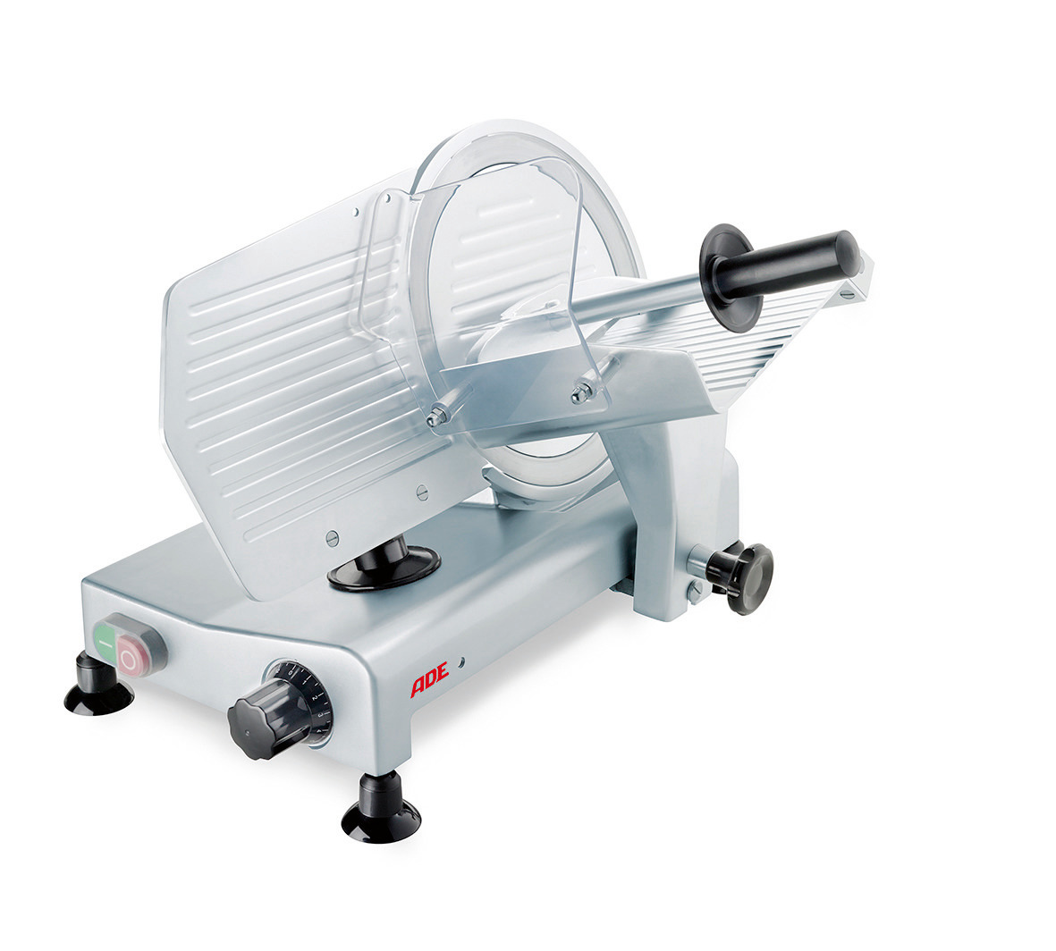 Aufschnittmaschine 250 mm / 230 V /  Schrägschneider / mit Teflonmesser
