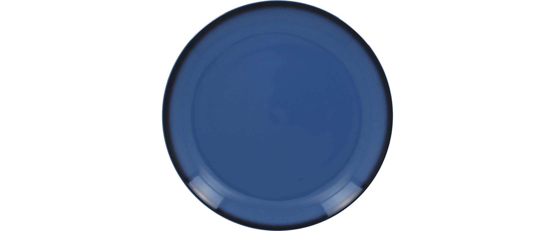 Coupteller flach 150 mm blau