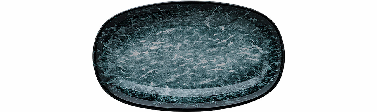Platte oval Gourmet 192 x 111 mm Sepia