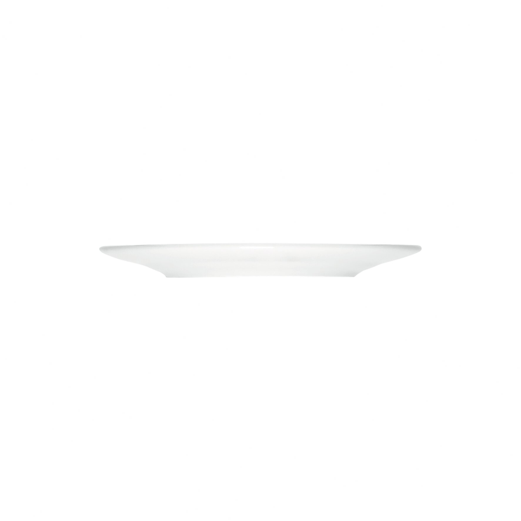 Teller flach mit Fahne 231 mm