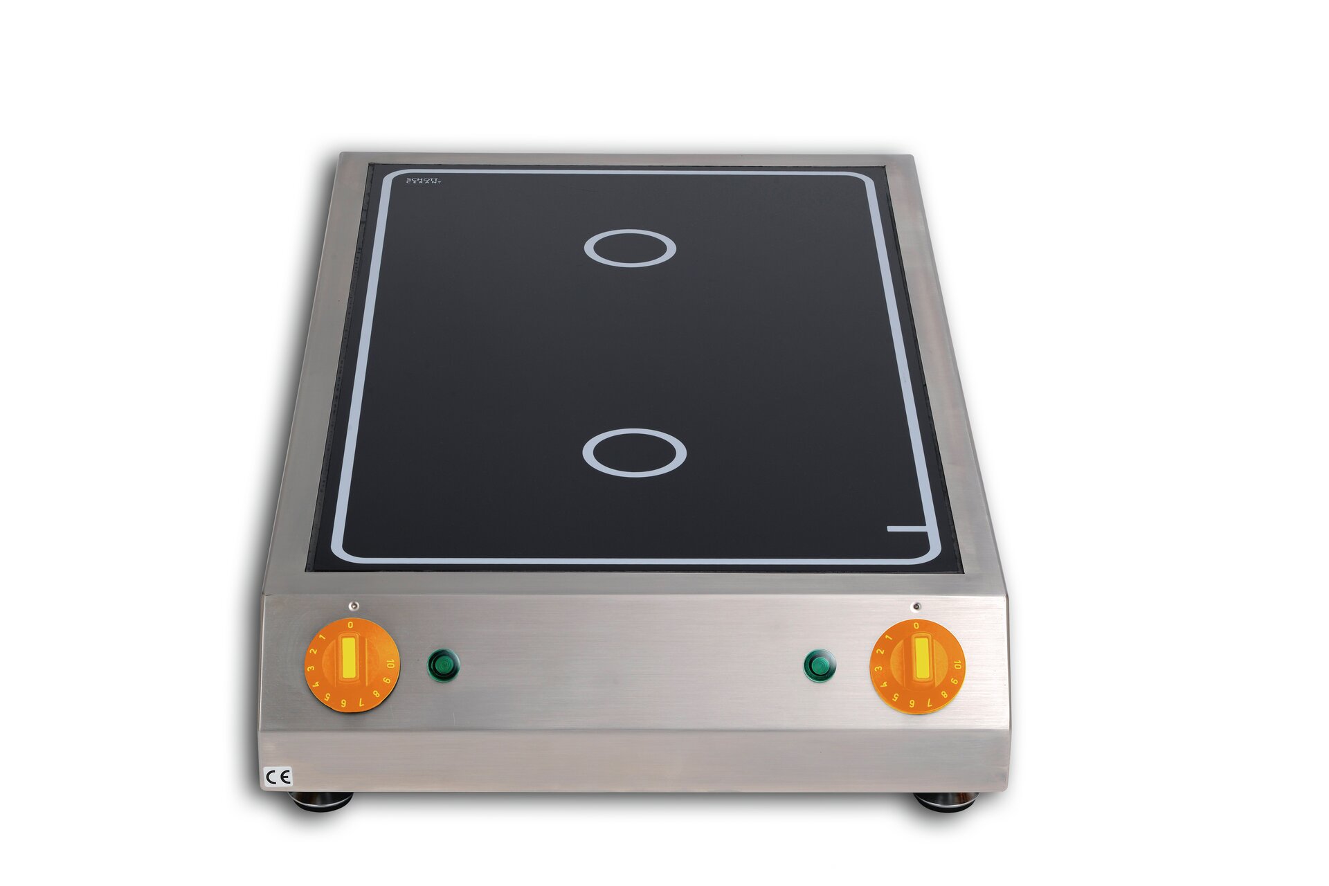 Induktions-Kochfeld 2 Zonen 7,00 kW 400 x 665 x 120 mm