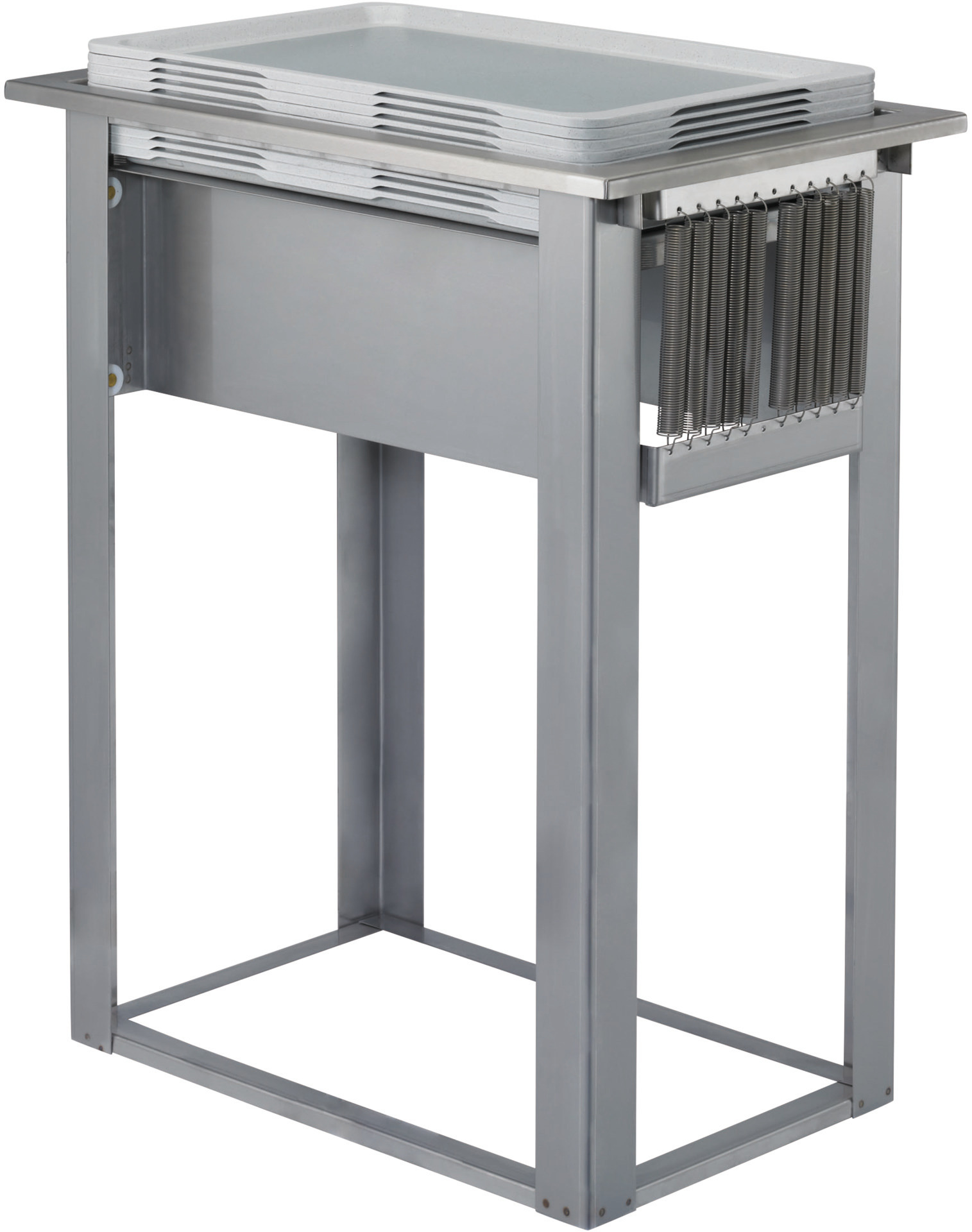 Einbau-Tablettspender unbeheizt für 50  Tabletts bis 530 x 370 mm