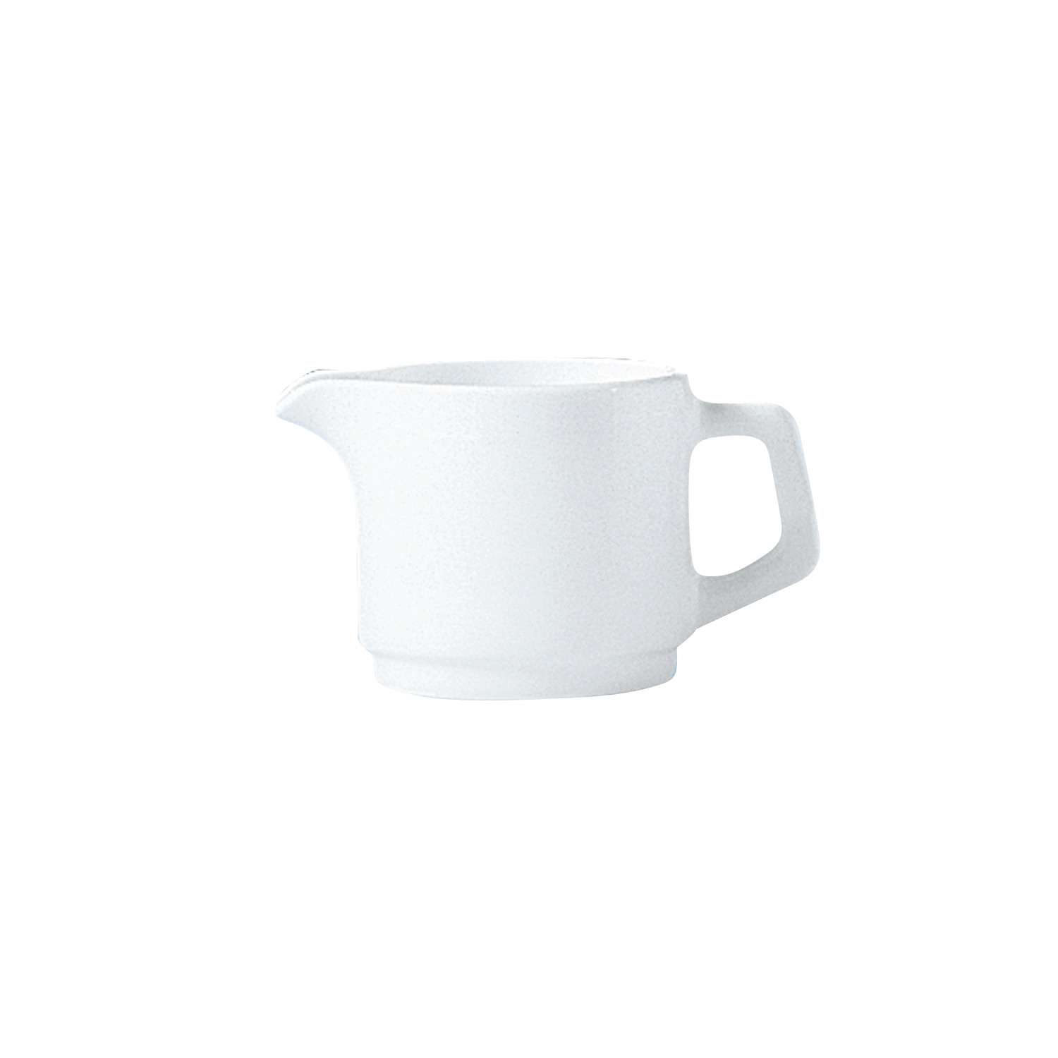 Kaffee- / Teekanne ohne Deckel stapelbar 88 mm / 0,32 l uni weiß