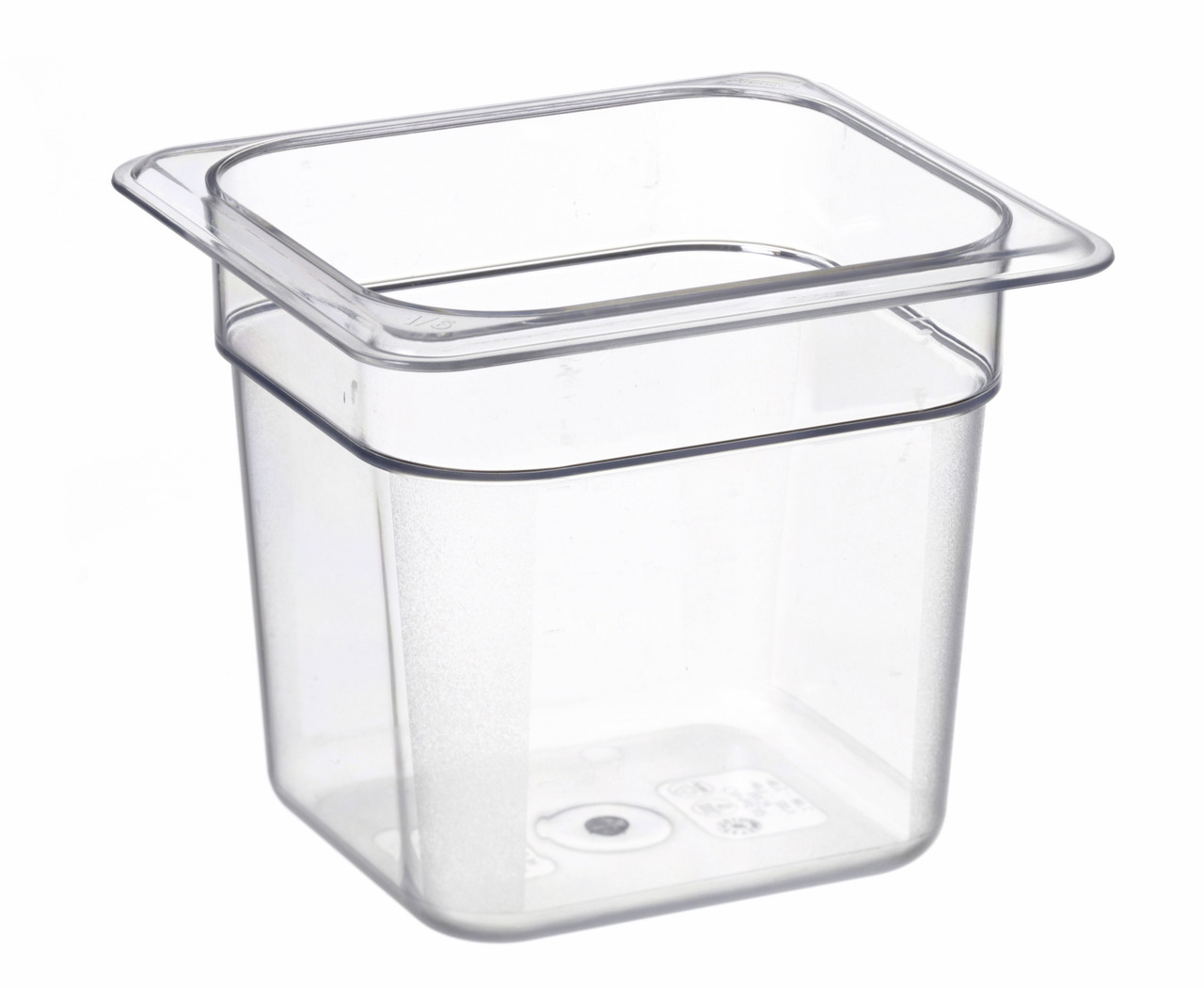 GN-Behälter GN 1/6 176 x 162 x 150 mm Polycarbonat transparent