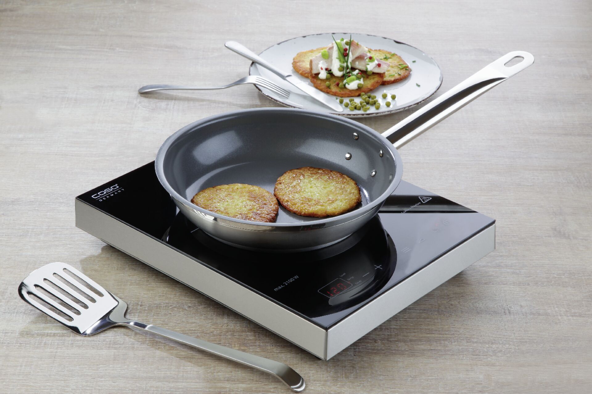 Bratpfanne keramikbeschichtet "Cookmax Professional" 24 cm H: 5 cm