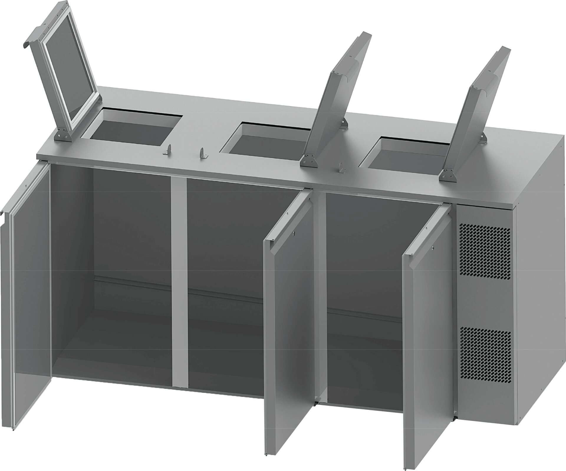 Konfiskatkühler für 3 x 120 bzw. 3 x 240 l, für Zentralkühlung