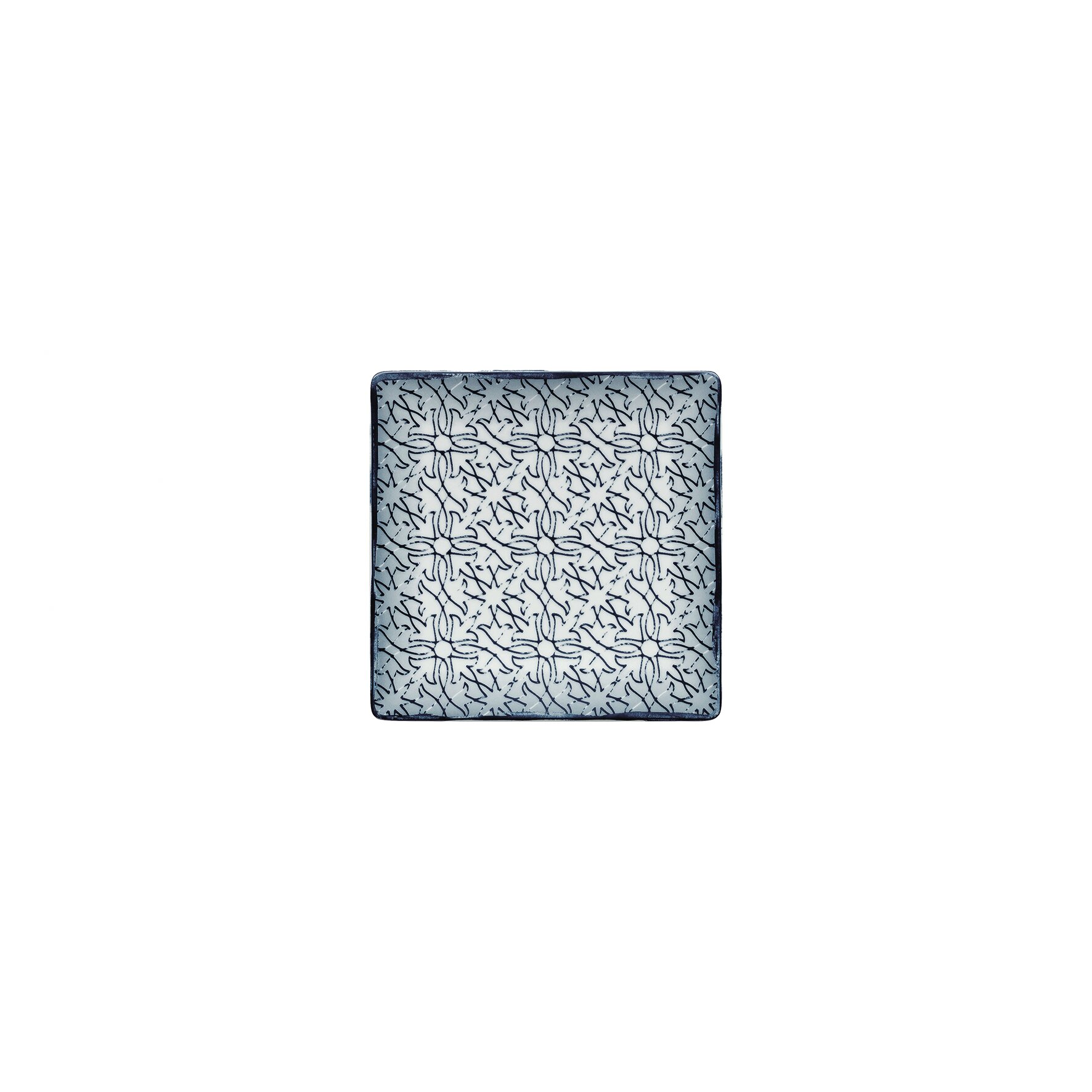 Coupteller halbtief eckig 120 x 120 mm Shabby Chic 6