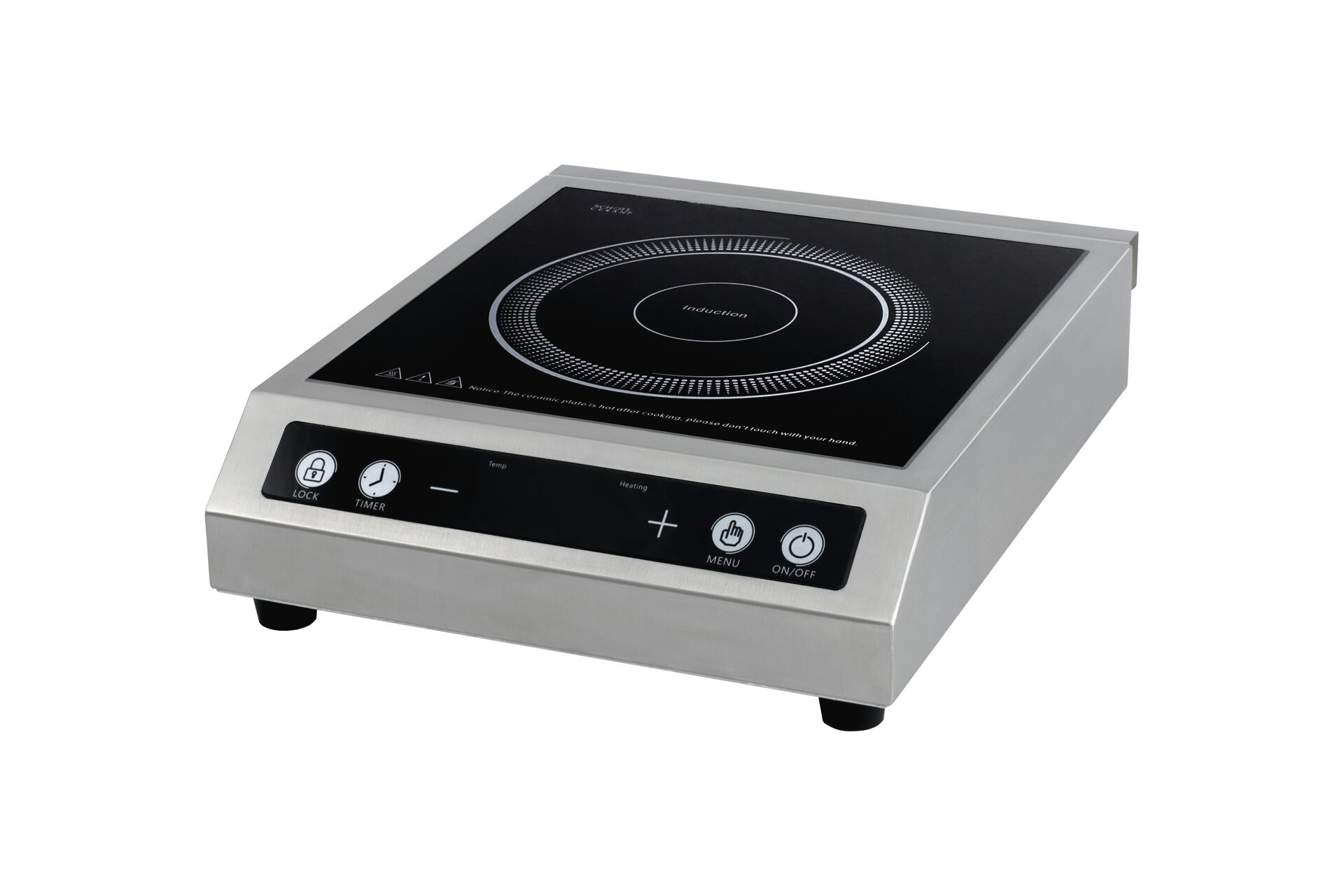 Induktions-Kochfeld 3,50 kW Schott-Ceran-Glas 340 x 410 x 105 mm