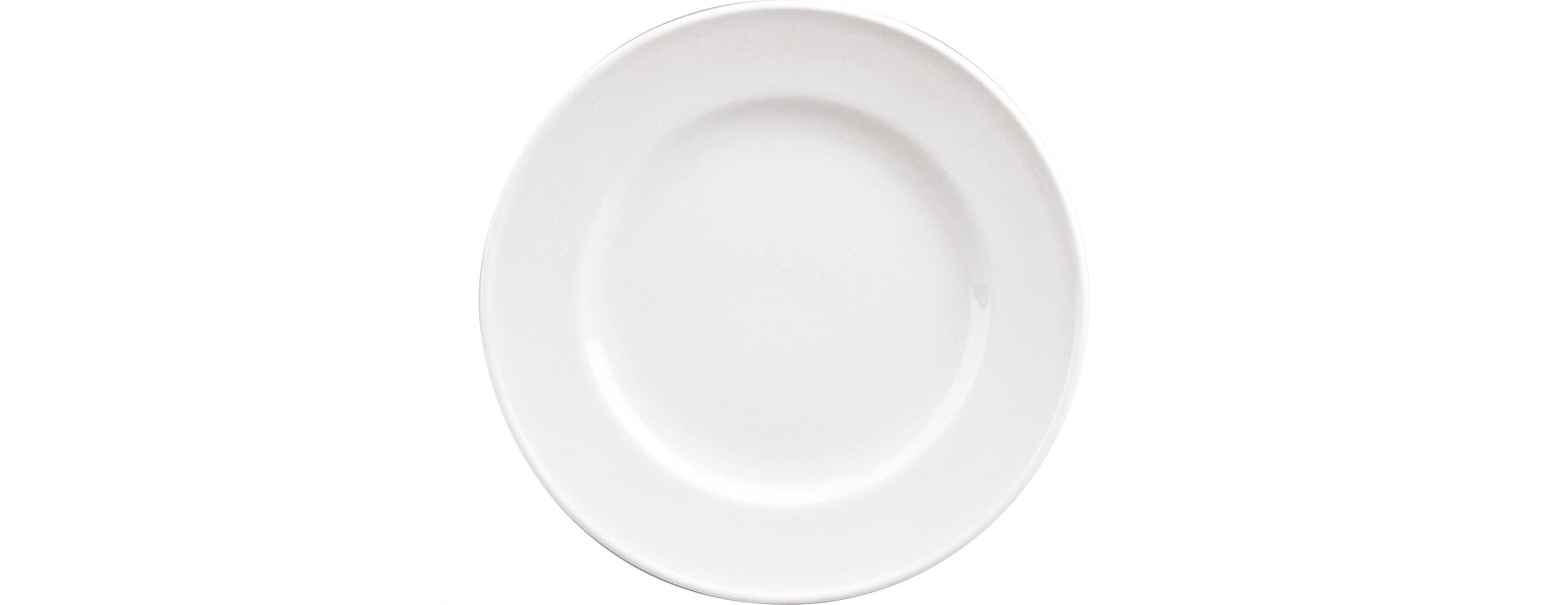Teller mit Fahne flach B 150 mm Form 98