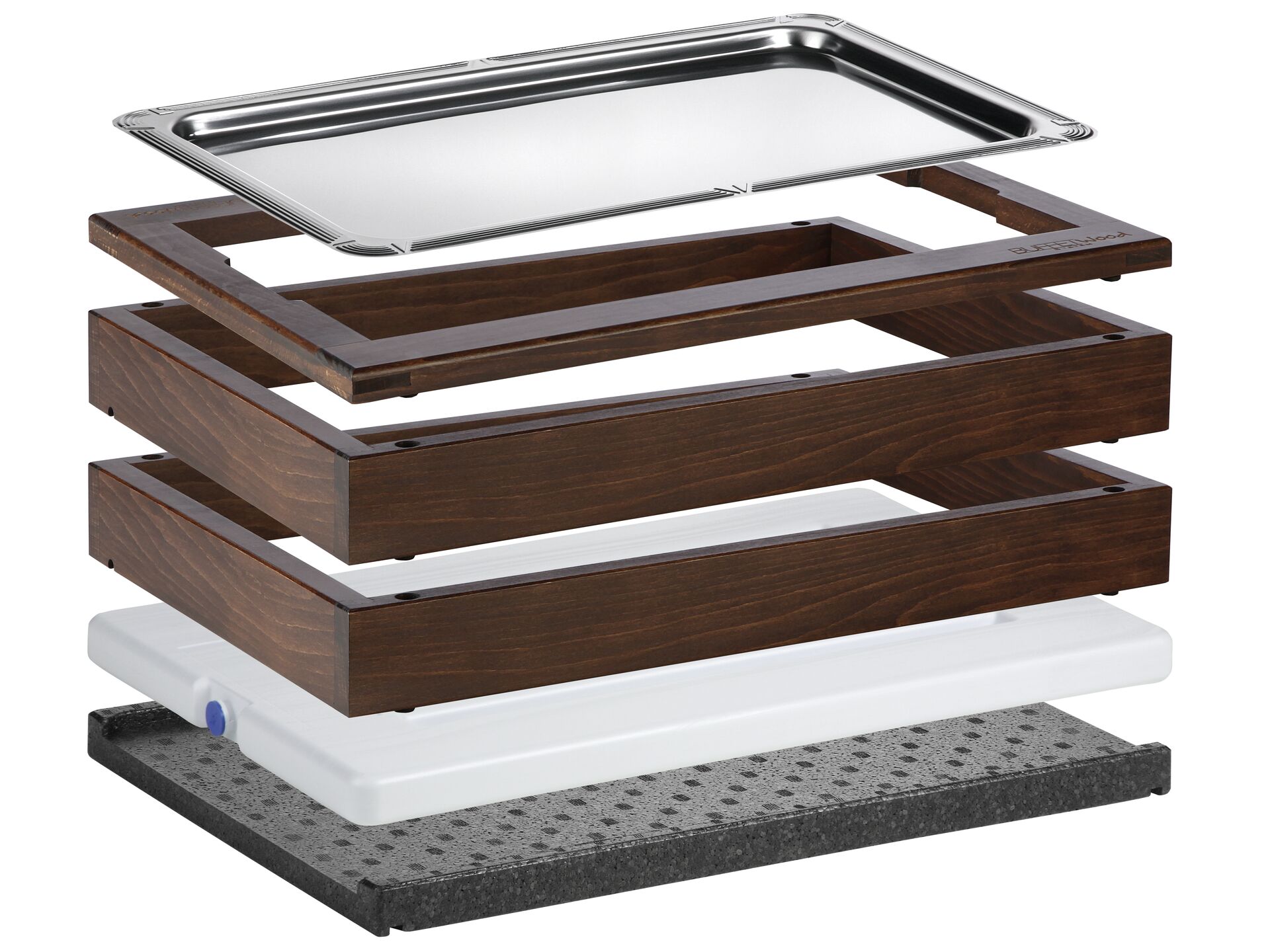 Modul ICE "Wood" Buche dunkel 13 cm