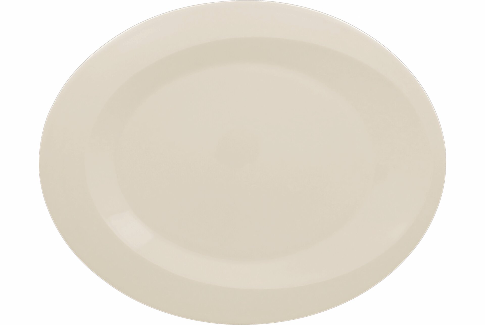 Teller oval 362 x 290 mm crème