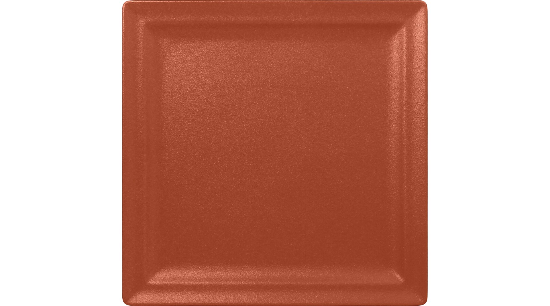 Teller flach quadratisch 300 x 300 mm terra Neofusion