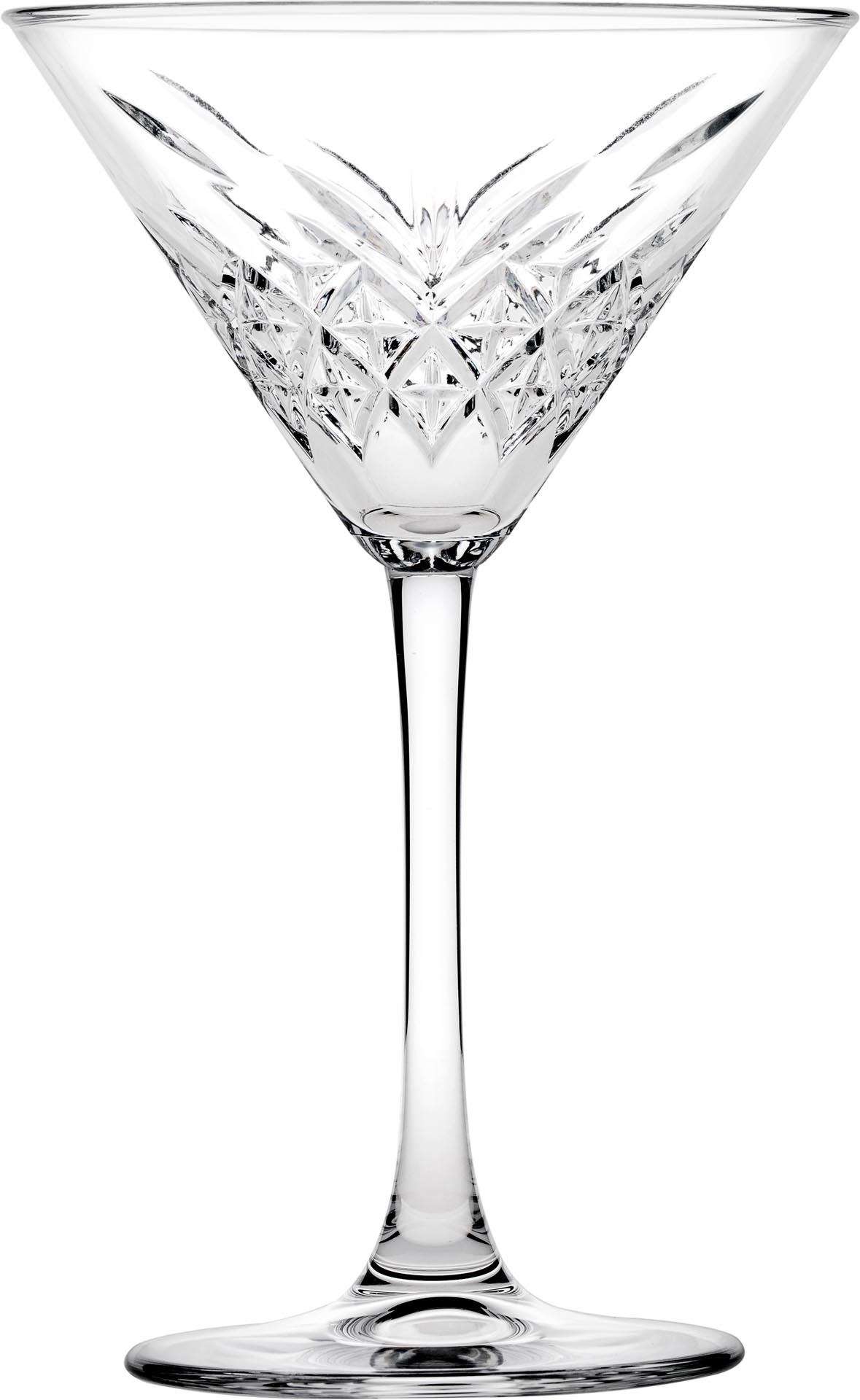 Ob geschüttelt oder gerührt. Wie Sie Ihren Martini genießen, bleibt Ihnen überlassen. Ein Muss ist jedoch das Martiniglas. 

Das Martiniglas hat eine charakteristische Form mit hohem Wiedererkennungswert, weshalb dieses Cocktailglas symbolisch für Cocktails steht.&nbsp;&nbsp;