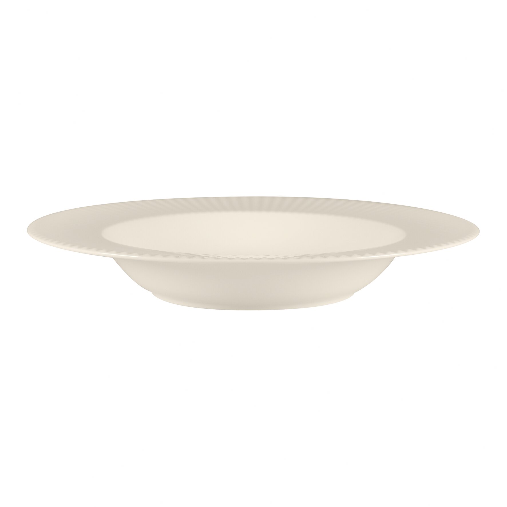 Teller tief rund mit Rand 280 mm / 0,63 l weiß Spectra