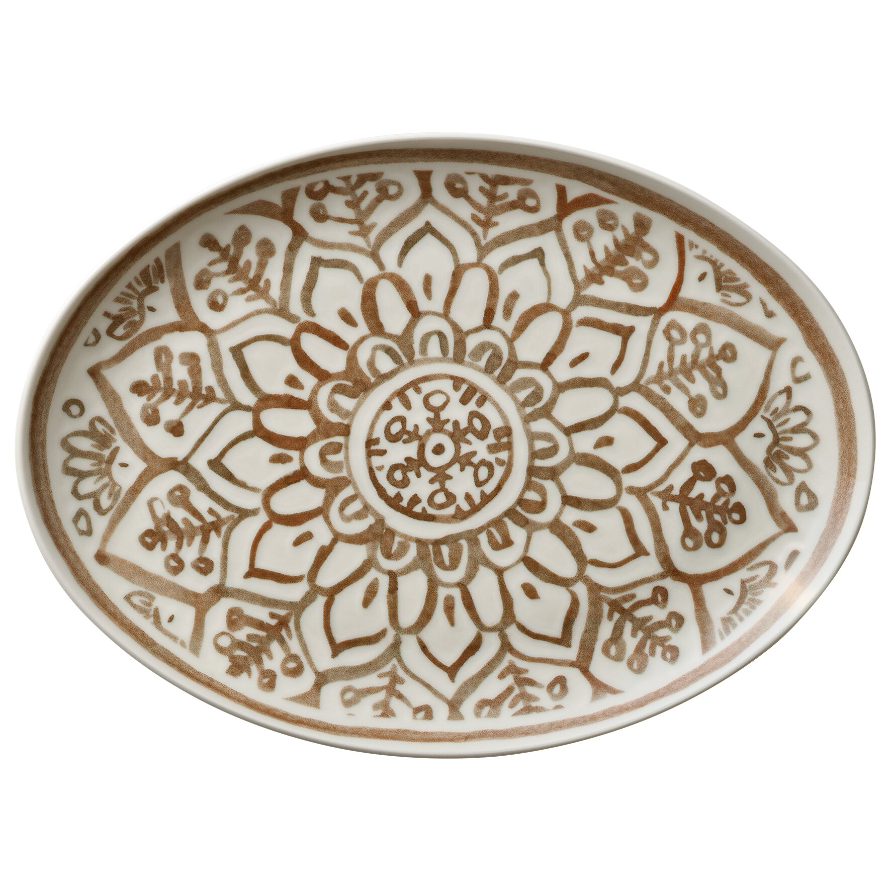 Coupplatte oval 320 x 235 mm sienna Soulmate