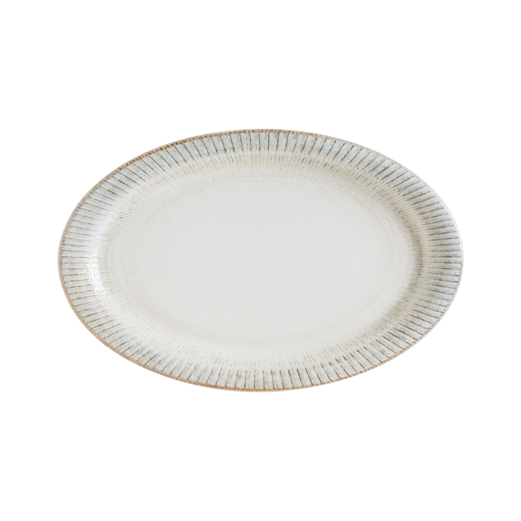 Albus Platte oval 280 x 210 mm creme Galata