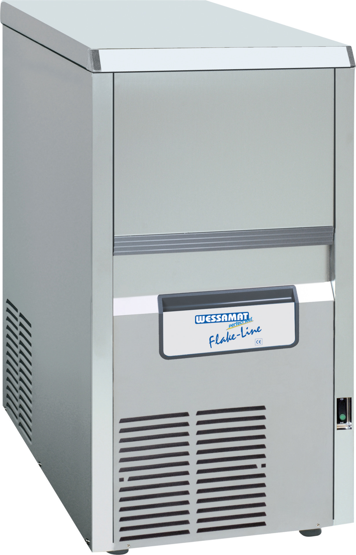 Flockeneisbereiter F 35 W / 40,00 kg/24h / 10,00 kg Vorrat / Wasserkühlung
