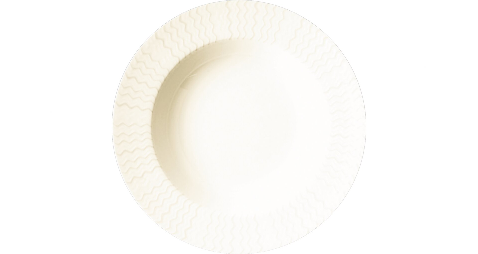 Teller tief 230 mm / 0,67 l crème
