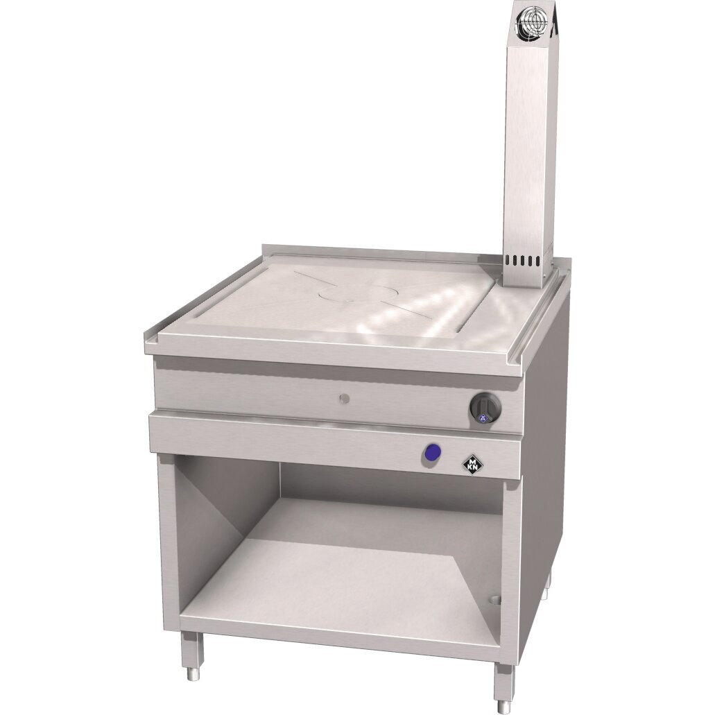 Gas-Glühplattenherd 12,50 kW / Optima 850 / 800 x 850 x 700 mm