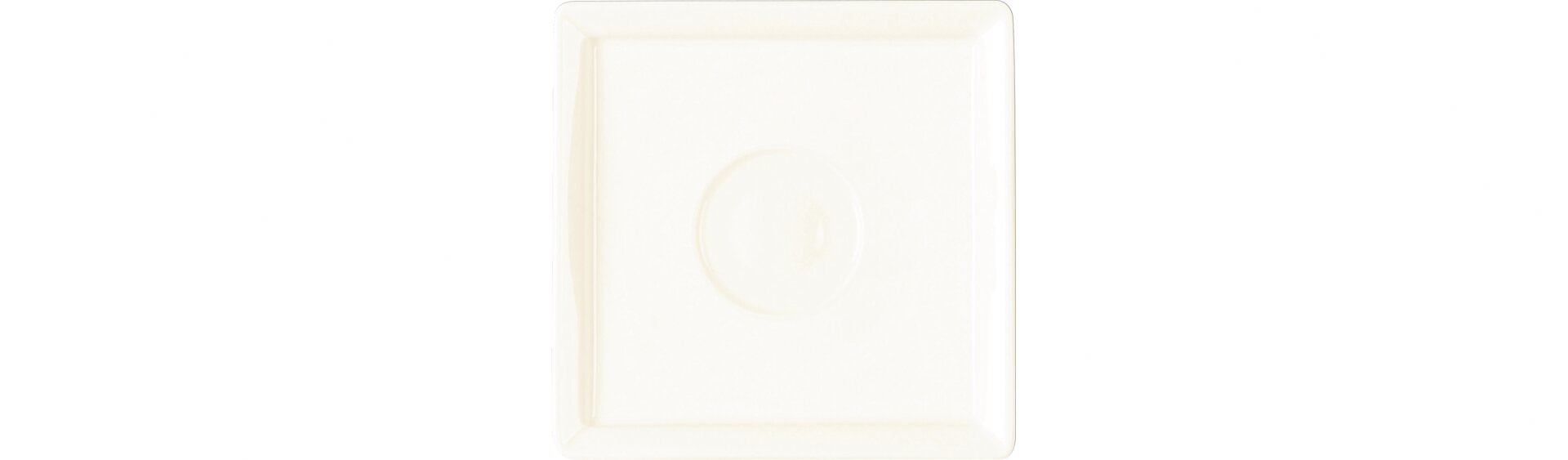 Untertasse quadratisch 128 x 128 mm für FDCU09 crème