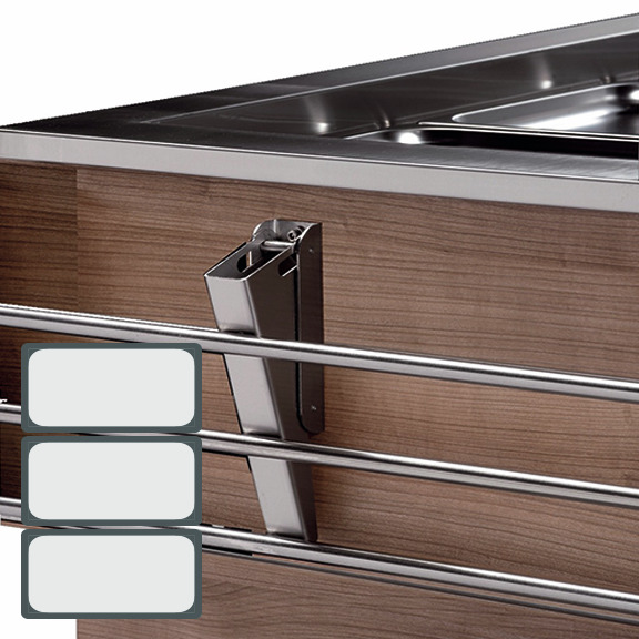 Tablettrutsche Edelstahl, für Büfetts GN 3/1 Tablettrutsche Edelstahl, für Büfetts GN 3/1