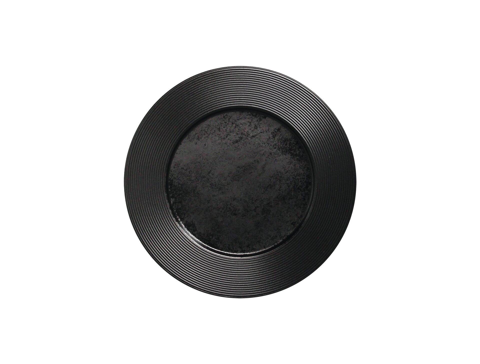 Teller flach 270 mm schwarz