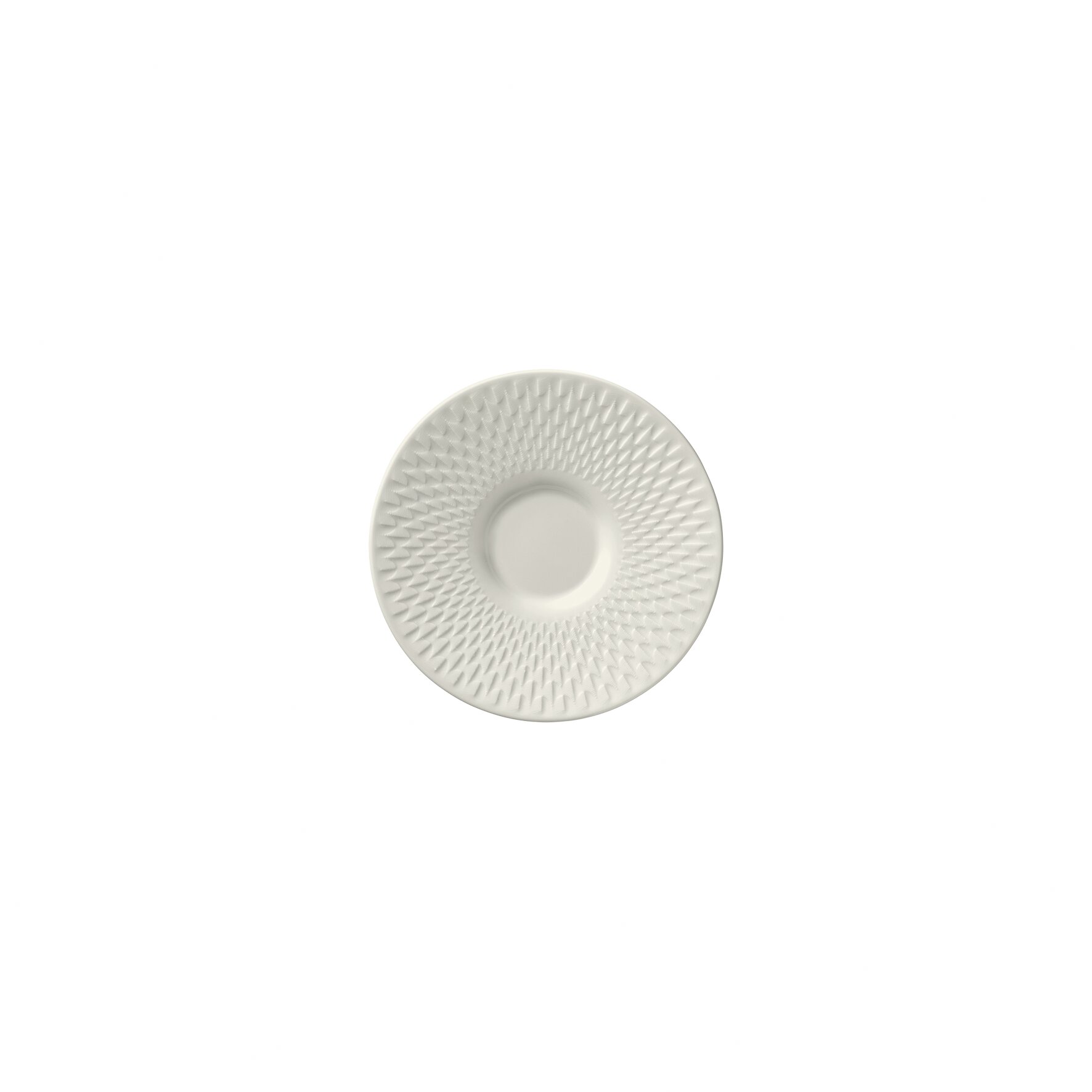 Untertasse rund Relief 137 mm