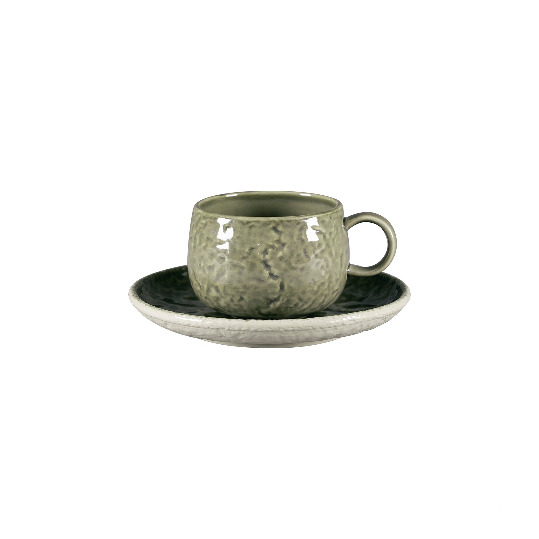 Untertasse rund 170 mm Steel grey Krush Steel Grey