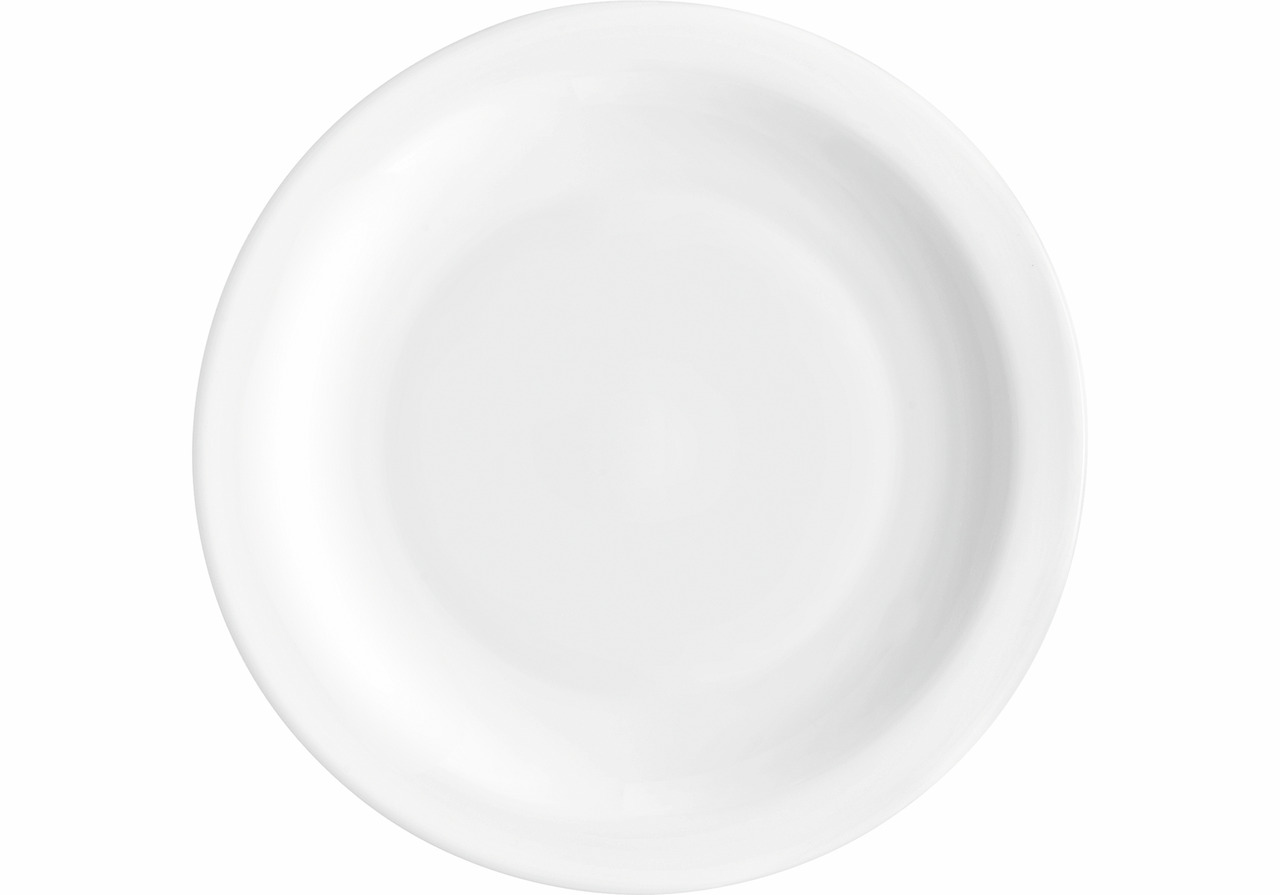 Teller flach 195 mm weiß Careware Sicura White