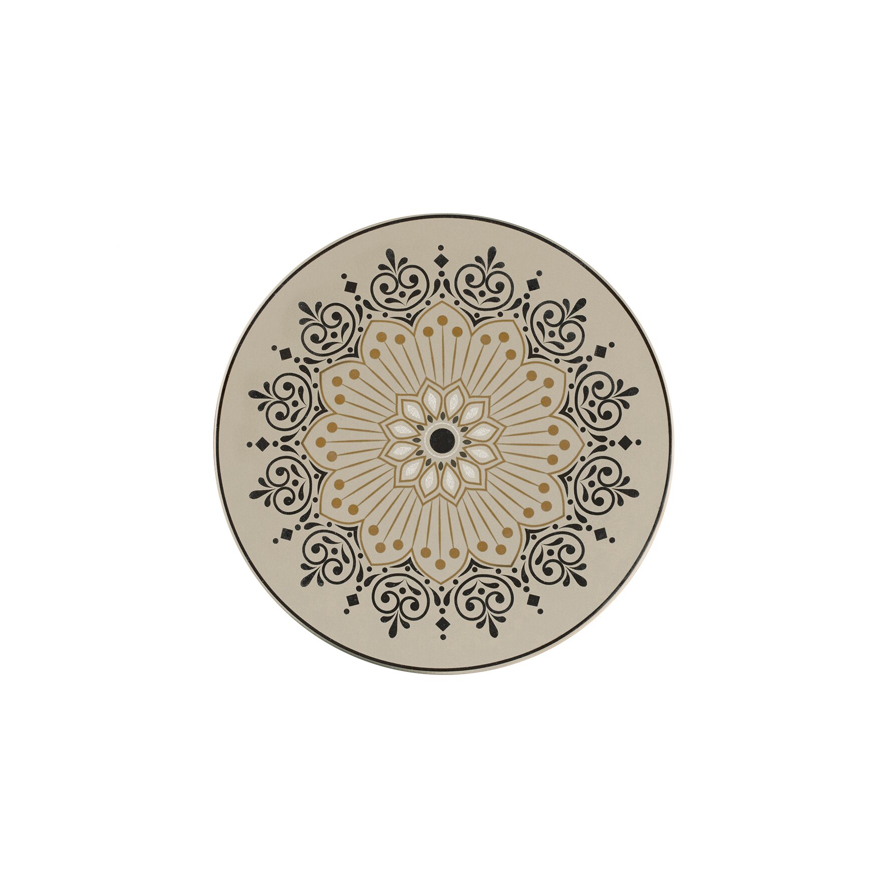 Teller flach rund 187 mm Argila Cartagena