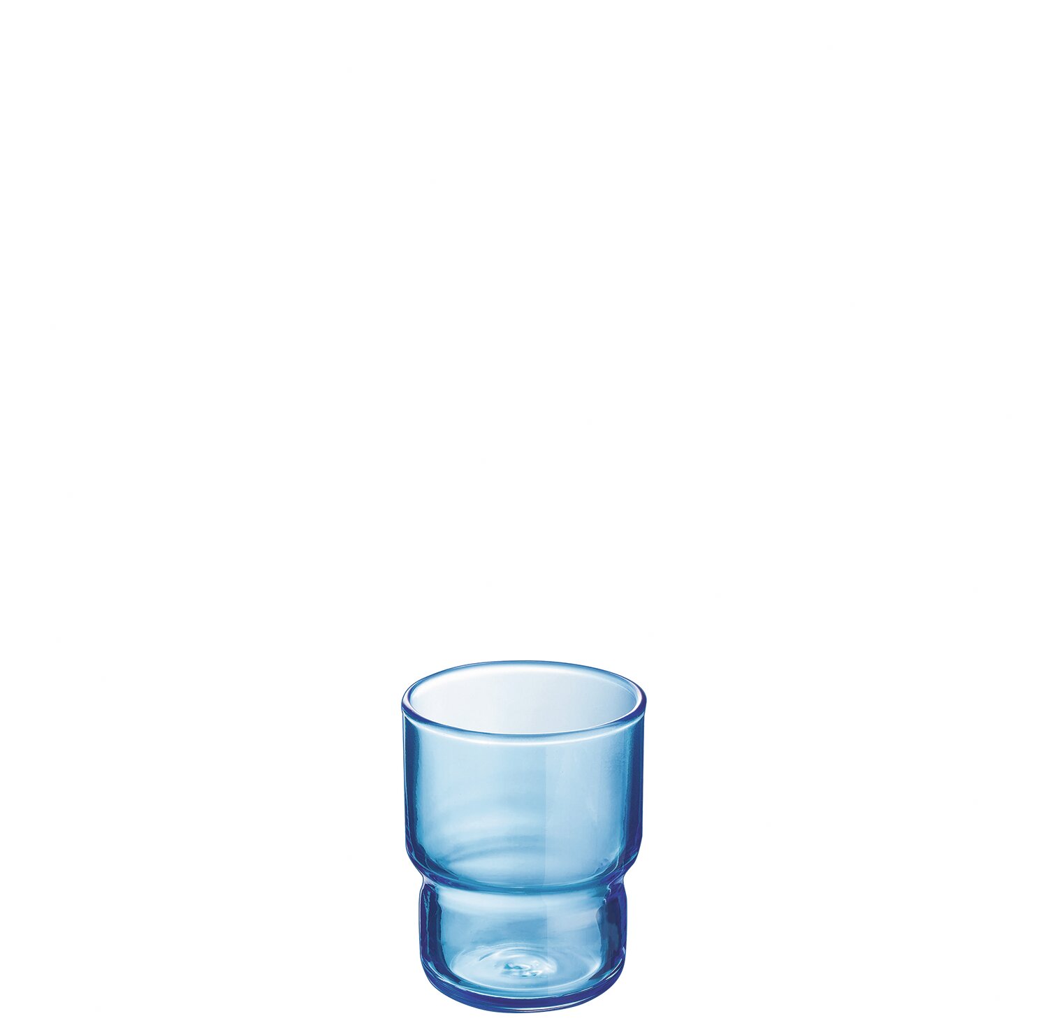 Stapelbecher "FH16" 63 mm / 0,16 l blue Log farbig