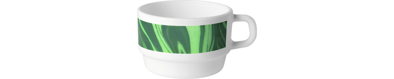 Tasse stapelbar 85 mm / 0,22 l grün Natura Green