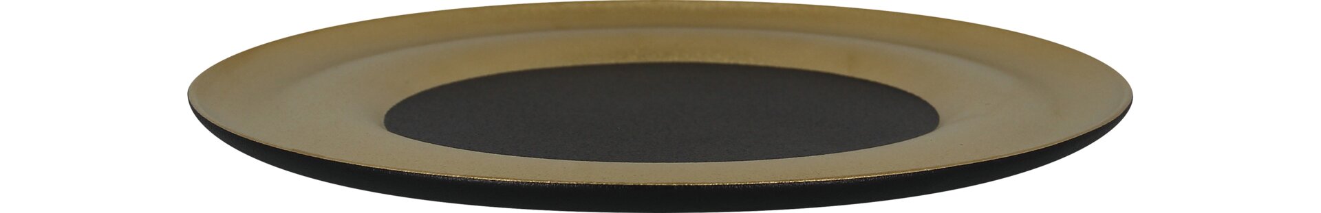 Teller flach 310 mm gold