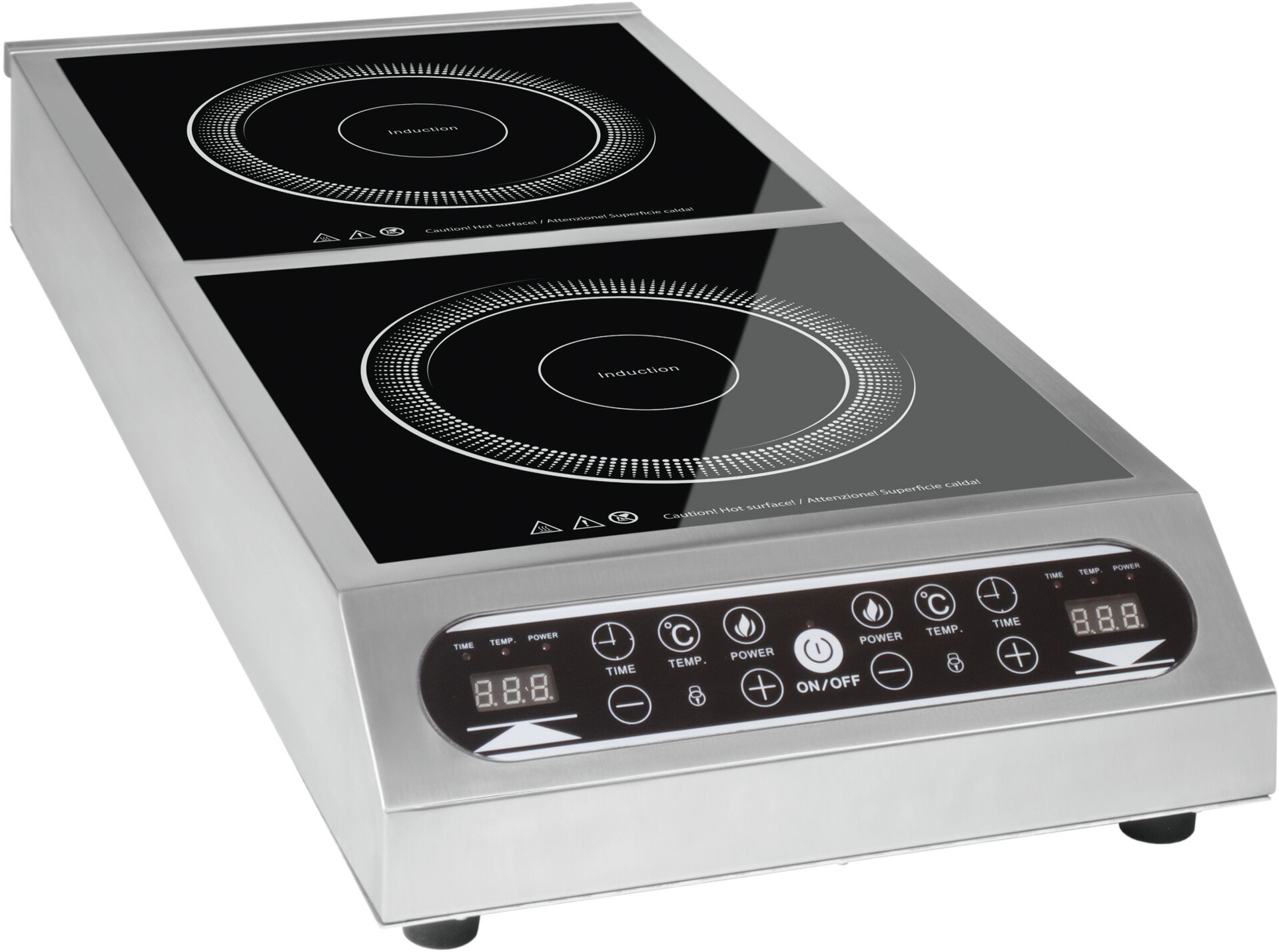 Doppel-Induktions-Kochfeld  2 x 3,50 kW